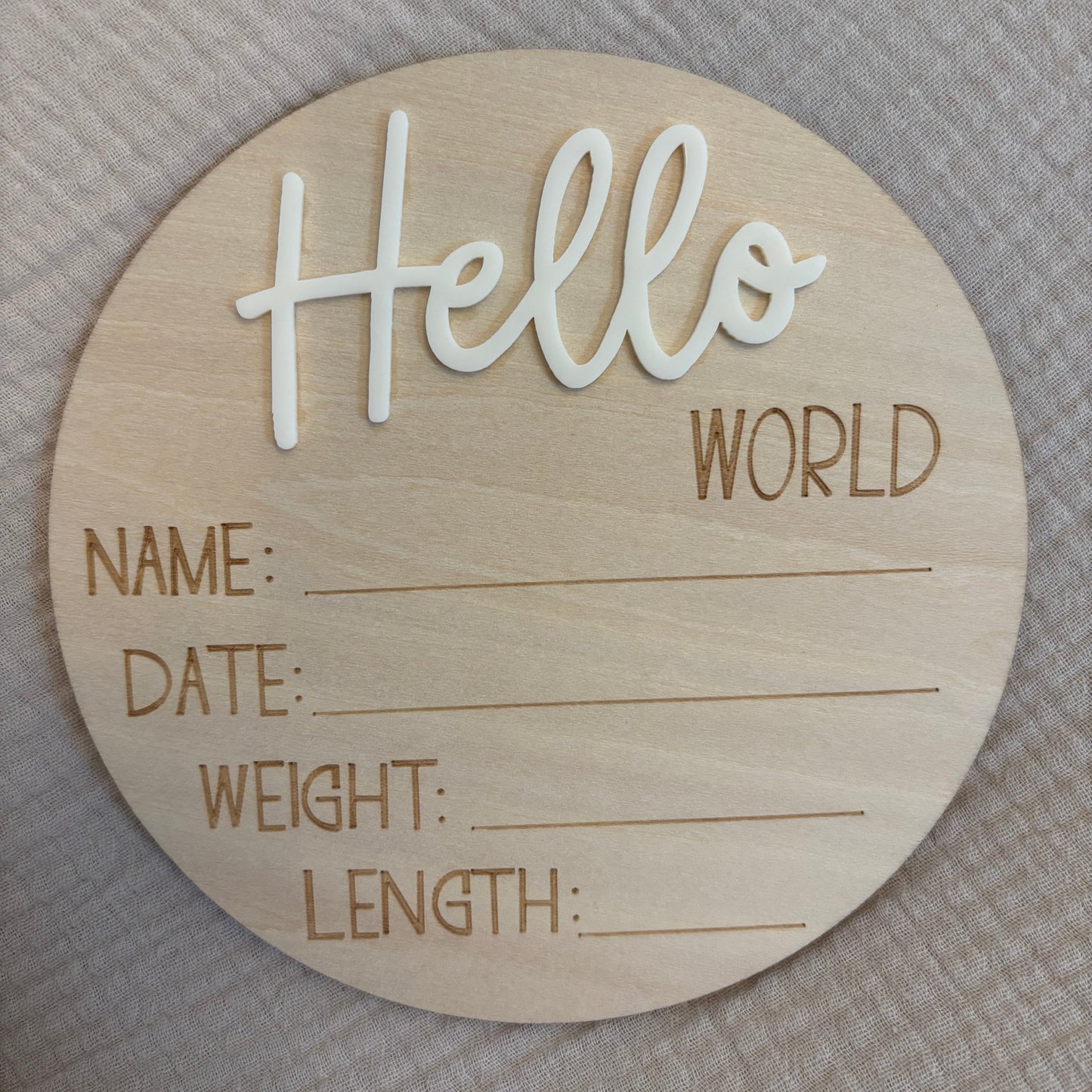 Newborn Gift Sets - Onesie & Announcement Sign